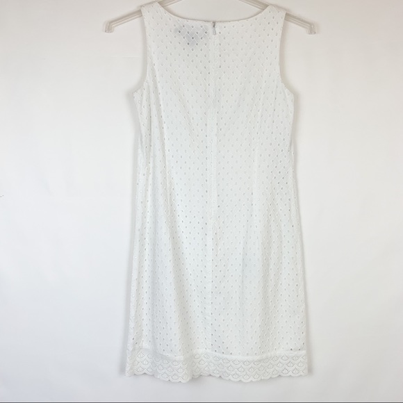 Vineyard Vines White Eyelet Shift Dress - Picture 6 of 8